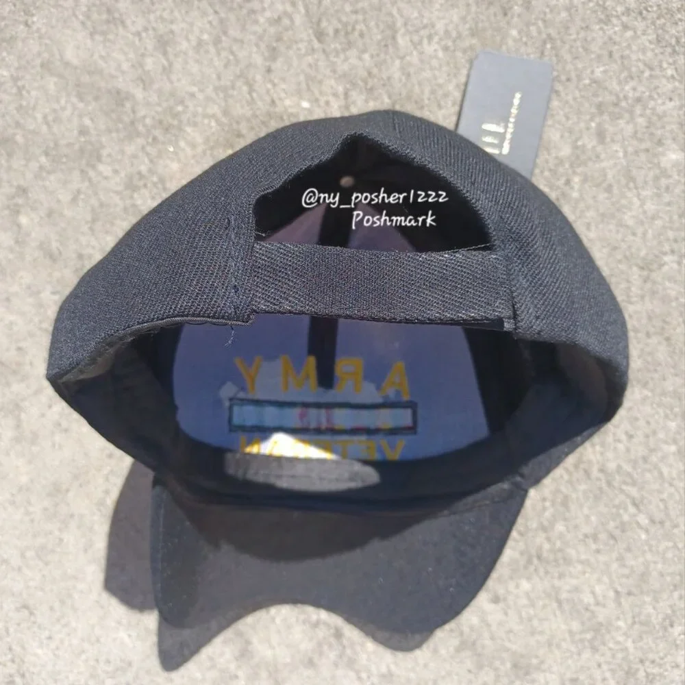 𝗗𝗙 𝗔𝗥𝗠𝗬 𝗩𝗘𝗧𝗘𝗥𝗔𝗡 Baseball Cap Black